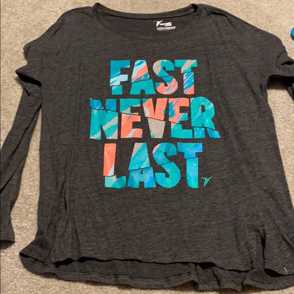Black long sleeve shirt